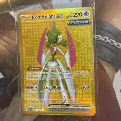 Pokemon TCG - Iron Valiant EX 261/182 - Paradox Rift Secret Rare - Near Mint NM - Image 3