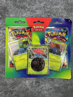 Pokemon TCG Phantasmal Flames Mega Evolution 2-Pack Blister Oddish Sealed RARE - Image 1