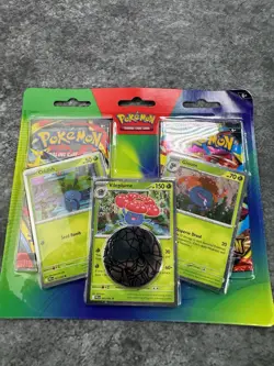 Pokemon TCG Phantasmal Flames Mega Evolution 2-Pack Blister Oddish Sealed RARE - Image 2