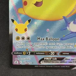 Flying Pikachu VMAX 007/025 Ultra Rare Pokemon Celebrations NM - Image 5