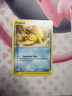 Psyduck 73/100 Common Pokemon Sandstorm LP+NM - Image 1