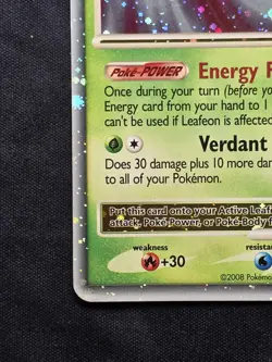 Leafeon LV.X 99/100 Majestic Dawn Holo Rare 2008 Pokemon TCG - Image 4