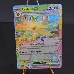 Pokemon Leafeon ex Double Rare Full Holo 006/131 Prismatic Evolutions - Image 1