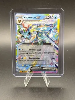 Vaporeon Ex 23/131 Pokemon Prismatic Evolutions. Pk001736 Pokemon TCG - Image 1