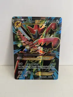Pokemon TCG M Scizor EX 120/122 Breakpoint Ultra Rare Holo Full Art ENG 2016 - Image 1