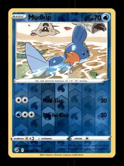 MUDKIP 062/264 C FUSION STRIKE POKEMON REVERSE HOLO NM - Image 1