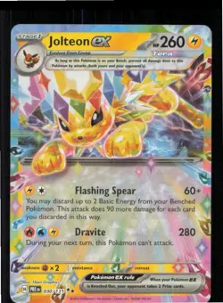 Jolteon ex 030/131 Holo Double Rare Prismatic Evolutions Pokemon Holo Near Mint - Image 1