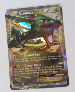 Rayquaza EX - 85/124 - Dragons Exalted Pokemon -light play, see closeup photos - Image 3