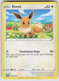 Eevee 013/015 Promo McDonald's Promos 2024 Pokemon Near Mint - Image 1