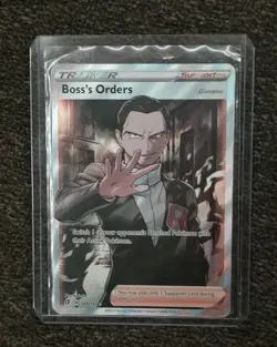 Pokemon TCG Boss's Orders 189/192 Full Art SWSH02 Trainer Unplayed - Pack Fresh - Image 3