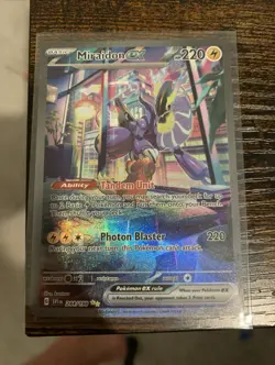 The Pokemon Company Pokemon TCG Miraidon ex 244/198 SV01 SIR Holo English - Image 1