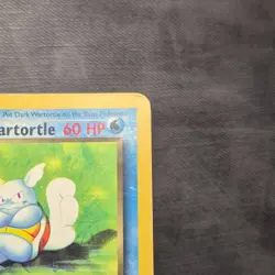 1st Edition Dark Wartortle Team Rocket 46/82 NM Pokemon TCG - Image 2