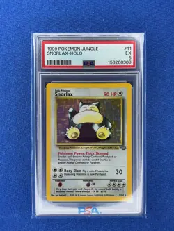 1999 POKEMON JUNGLE #11 SNORLAX-HOLO PSA 5 Newly Graded - Image 1