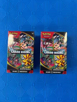 Pokemon TCG 2026 Mega Evolution Chaos Rising Booster Bundle 2 Boxes Brand New - Image 1