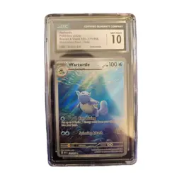 Pokemon Wartortle 171/165 Scarlet & Violet 151 Illustration Rare CGC 10 - Image 1