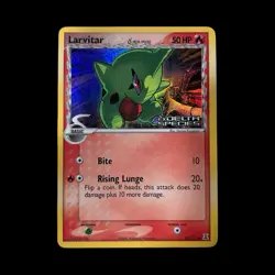 Pokemon TCG Delta Species Larvitar 73/113 Holo English 50 HP - Image 1