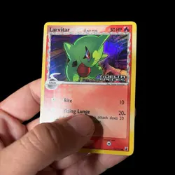 Pokemon TCG Delta Species Larvitar 73/113 Holo English 50 HP - Image 3