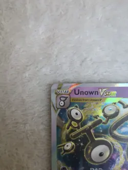 Pokemon TCG Unown Vstar 066/195 Silver Tempest Ultra Rare - Image 2