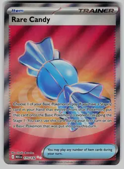 Rare Candy 175/132 Ultra Rare Mega Evolution Pokemon Near Mint - Image 1