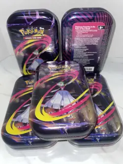 Pokemon Mega Evolution Heroes Mini Tin (FACTORY SEALED) Ships NEXT Day! X5 LOT - Image 1