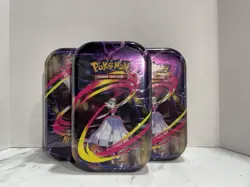 Pokemon Mega Evolution Heroes Mini Tin (FACTORY SEALED) Ships NEXT Day! X5 LOT - Image 5