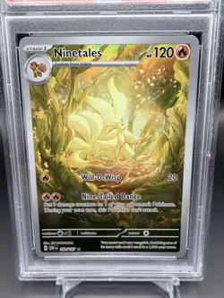 Pokemon 2023 Ninetales 199/197 Illustration Rare Obsidian Flames GEM MINT PSA 10 - Image 2
