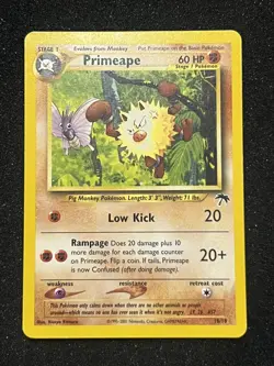 Pokemon Primeape Promo Southern Islands 18/18 HP - Image 1
