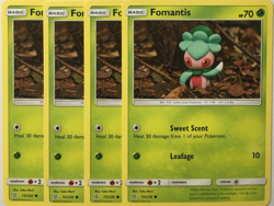 POKEMON 4X FOMANTIS 15/236 UNIFIED MINDS COMMON NEAR MINT-PLAYSET - Image 1