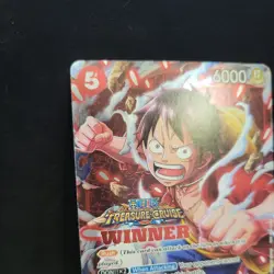 Monkey D Luffy ST01-012 Treasure Cruise WINNER Promo One Piece TCG NM EN - Image 2