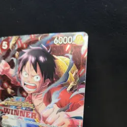 Monkey D Luffy ST01-012 Treasure Cruise WINNER Promo One Piece TCG NM EN - Image 3