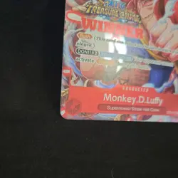 Monkey D Luffy ST01-012 Treasure Cruise WINNER Promo One Piece TCG NM EN - Image 4