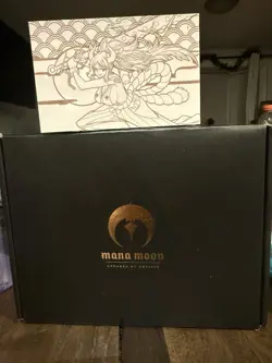 Amanda LaPalme Mana Moon YAMATO ONE PIECE Oni Princess V2 Leather IVORY deck box - Image 1