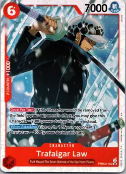 Trafalgar Law - PRB02-002 English SR PRB Best Vol.2 ONE PIECE NM - Image 1
