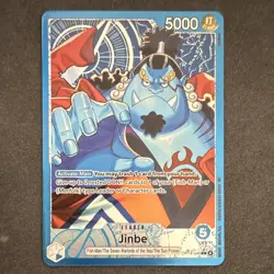 Bandai Jinbe OP14-040 OP-14 Leader Full Art Foil ENG 5000 Power - Image 1