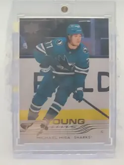 2025-26 Upper Deck Series 2 Michael Misa Young Guns. - Image 1