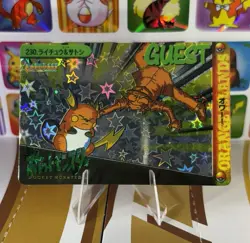 Pokemon Pikachu Sticker Rare Vintage Vending Machine Holo prism Nintendo 1998 - Image 4