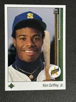 1989 Upper Deck Star Rookie Ken Griffey Jr #1 Rookie RC HOF - Image 1