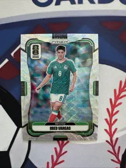 Obed Vargas Silver Wave SP Mexico #293 2026 Panini Prizm FIFA World Cup - Image 1