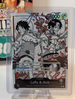 Luffy & Ace (Parallel) ST30-001 Starter Deck EX: Luffy & Ace Foil WOW !! - Image 1