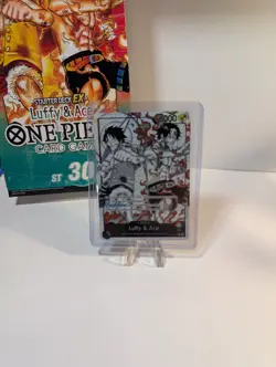 Luffy & Ace (Parallel) ST30-001 Starter Deck EX: Luffy & Ace Foil WOW !! - Image 2