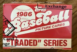 1986 Topps Traded Baseball Factory Set BBCE FASC Sealed Bonds, Jackson RC's - Image 1