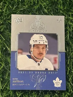 2021-22 Upper Deck #HR-50 Auston Matthews Honor Roll Toronto Maple Leafs - Image 1