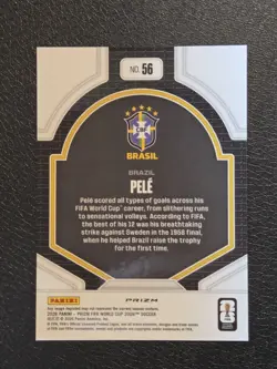 2026 Prizm FIFA World Cup PELE #56 National Pride SSP Case Hit - Image 2