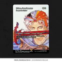 3 Firion, Swordmaster (Sram, Senior Edificer) Borderless NM MTG FCA Regular - Image 1