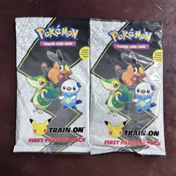 Lot Of 2 Pokemon Trading Card Game First Partner Pack - Unova - Oversized Cards 820650809644 - Image 1