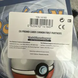 Pokemon 25th Anniversary First Sinnoh Partner Pack Jumbo Oversized Promo Sealed - Image 3