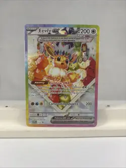 Eevee EX 174 Prismatic Evolutions SPC Black Star Promo Full Art Pokemon TCG NM/M - Image 1