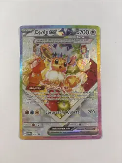 Eevee EX 174 Prismatic Evolutions SPC Black Star Promo Full Art Pokemon TCG NM/M - Image 2