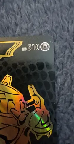 Metagross EX Pokemon ID Black and Gold Holo - Image 3