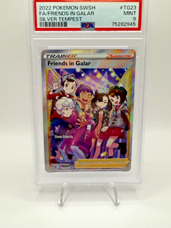 2022 Pokemon Sword and Shield Silver Tempest Friends In Galar #TG23 PSA 9 - Image 1